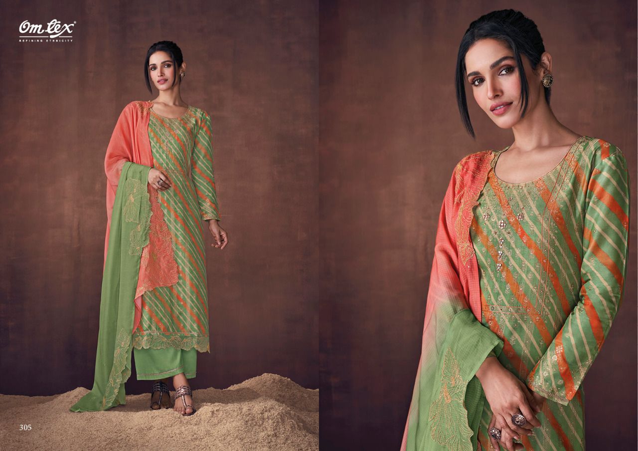 Omtex Vrunda Heavy Festive Wear Wholesale Salwar Suits Catalog